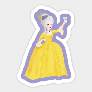 Those 18th century rebels Sticker